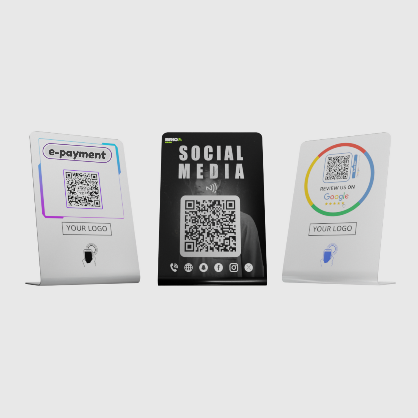 Brio 3 Smart NFC stands pack