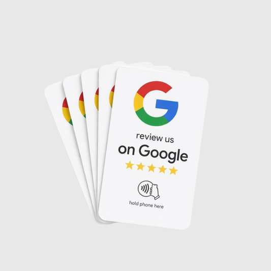 5X NFC Google Reviews Cards